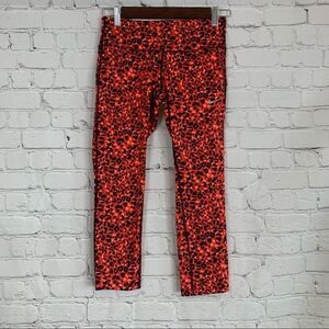 Nike Dri-fit Cropped leopard workout leggings XS